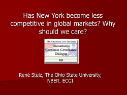 Slide 1 - European Corporate Governance Institute
