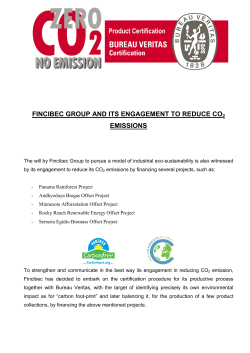 fincibec group and its engagement to reduce co2