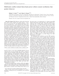Midfrontal conflict-related theta