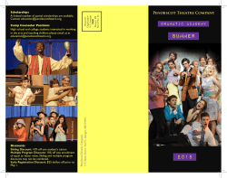 PENObScOt ThEAtRE COMPANy