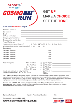 get up make a choice set the tone