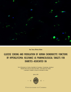 glucose sensing and modulation of human