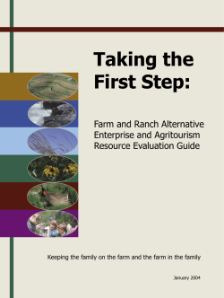 Taking the First Step - Southern Maryland Resource Conservation