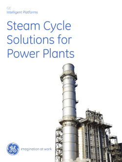 GFA-1810 Steam Cycle Solutions for Power Plants 8p brochure
