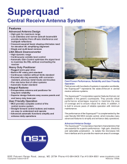 Superquad CRS4 Central Receive Antenna System 15789E.indd