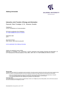 Interactive Joint Transfer of Energy and Information
