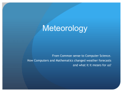Meteorology - WordPress.com