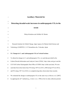 S4. Dissolved Inorganic Carbon Changes in Vertical Sections