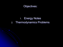 Thermal energy (heat) - Northwest ISD Moodle