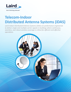 Telecom-Indoor Distributed Antenna Systems (iDAS)