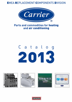 C atalog - Carrier
