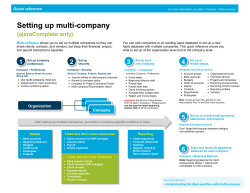 Setting up multi-company