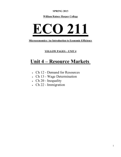 Marginal Productivity Theory of Income Distribution