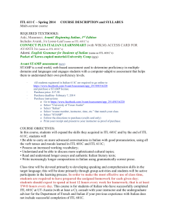 syllabus - UT College of Liberal Arts