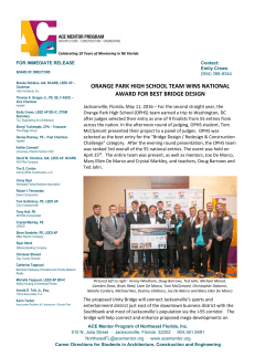 orange park high school team wins national award for