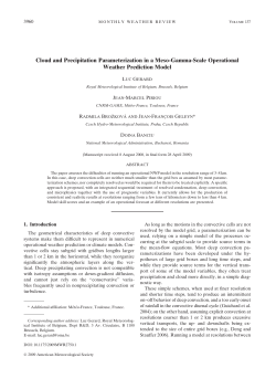 Cloud and Precipitation Parameterization in a Meso-Gamma
