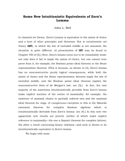 Some New Intuitionistic Equivalents of Zorn`s Lemma