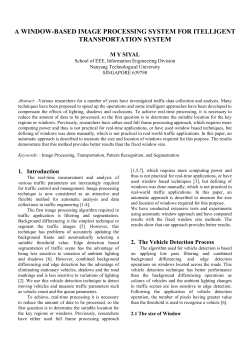 A Window-Based Image Processing System For