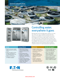 Controlling water, everywhere it goes