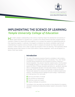 implementing the science of learning