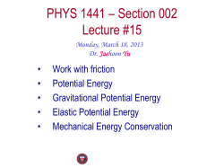 PHYS 1443 * Section 501 Lecture #1