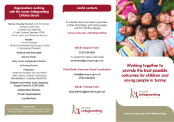 Working together to provide the best possible outcomes for children