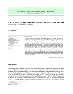 Jaya: A simple and new optimization algorithm for solving