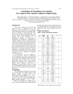 Calculation of Absorption Cross-Section For Negative Pion
