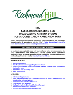 2016 radio-communication and broadcasting antenna systems