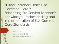 Hess* Cognitive Rigor Matrix