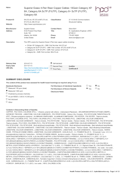 HPD CMR - Superior Essex