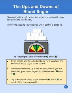 The Ups and Downs of Blood Sugar