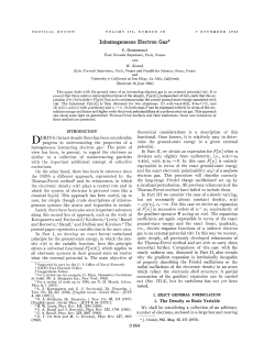 Inhomogeneous Electron Gas
