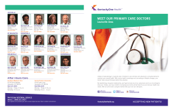 Meet Our Primary Care Doctors – Louisville Market