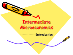 Intermediate Microeconomics