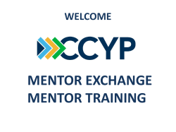 Mentor/Mentee Commitments - Cape Cod Young Professionals