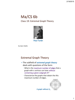 Extremal graph theory