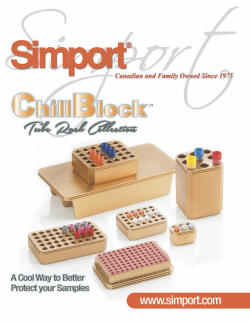 ChillBlock&trade;Tube Rack Collection