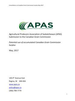 Agricultural Producers Association of Saskatchewan (APAS