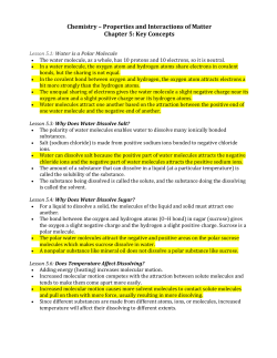 Chapter 5: Key Concepts