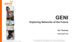 My GENI Slice - College of Charleston Blogs