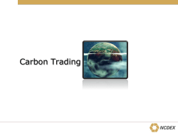 Carbon Trading - Association of Futures Markets