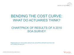 Bend the Cost Curve Survey