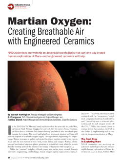 Martian Oxygen: Creating Breathable Air with Engineered Ceramics
