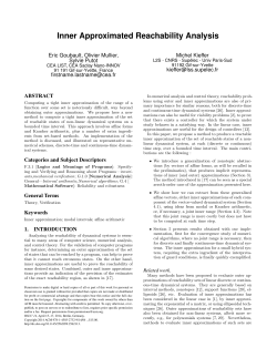 Inner Approximated Reachability Analysis