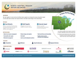 12 States Working Together - North Central Region Water Network