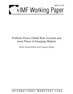 Portfolio Flows, Global Risk Aversion and Asset Prices in