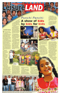 Punchi Panchi: A show of kids by kids for kids