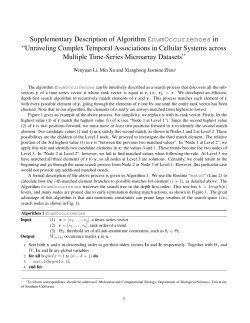 Supplementary Description of Algorithm
