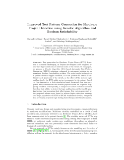 Improved Test Pattern Generation for Hardware Trojan Detection